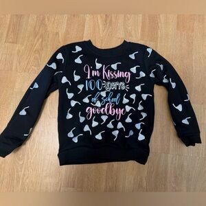 Kissing 100 Days of School Goodbye Sweatshirt